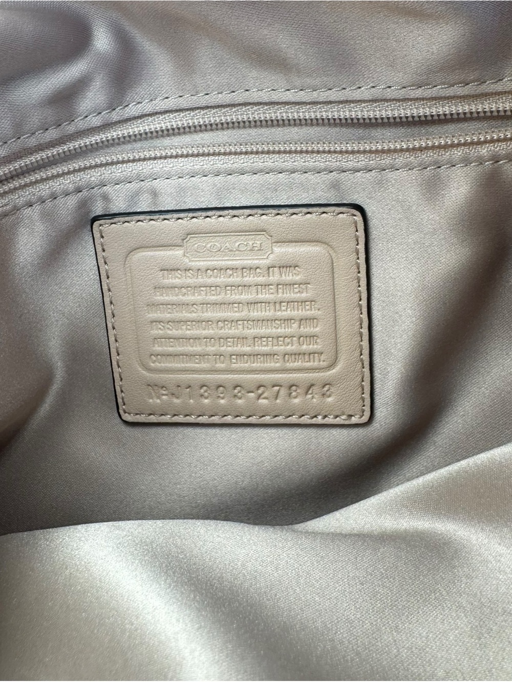 Coach Madison Op Optic Art Pearlescent Small Phoebe 27843 $298 LI/Khaki - Picture 11 of 16